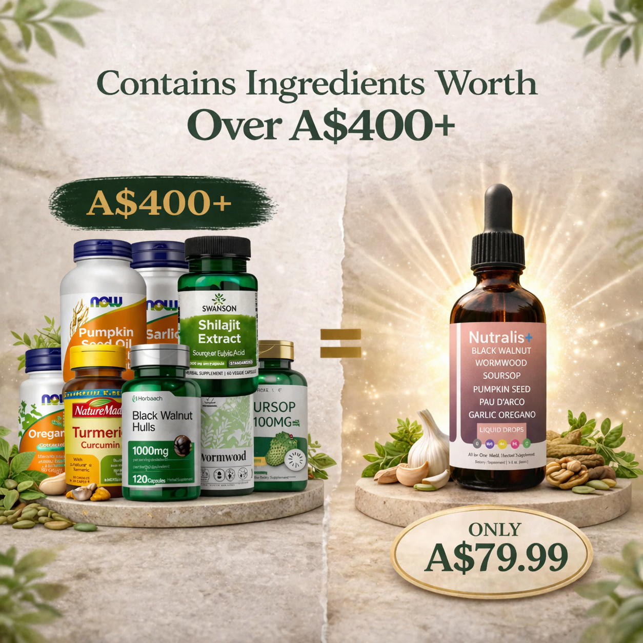 Black Walnut Wormwood Full Spectrum Formula